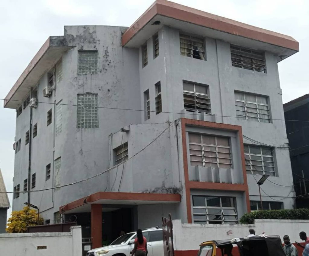 Picture of Gray office building in Liberia West Africa