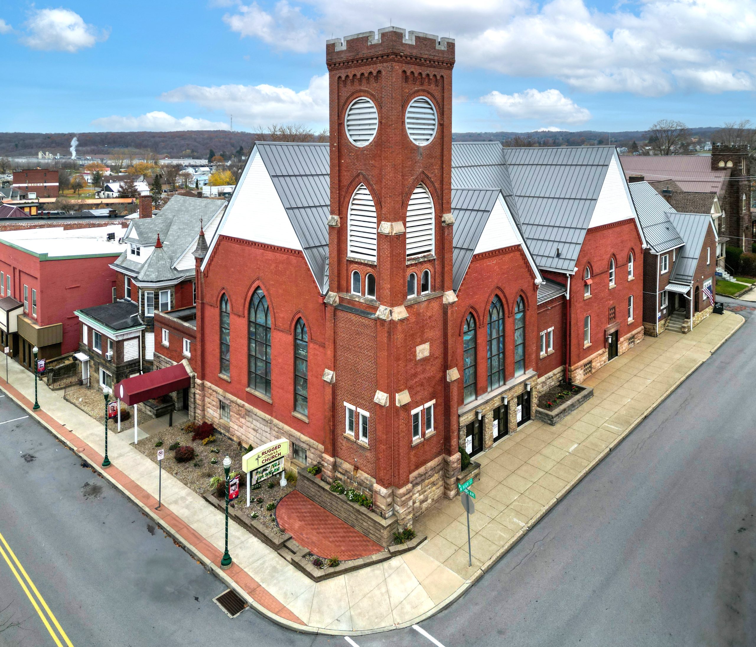 Arial-View-Of-Church-Office-In-Dubois